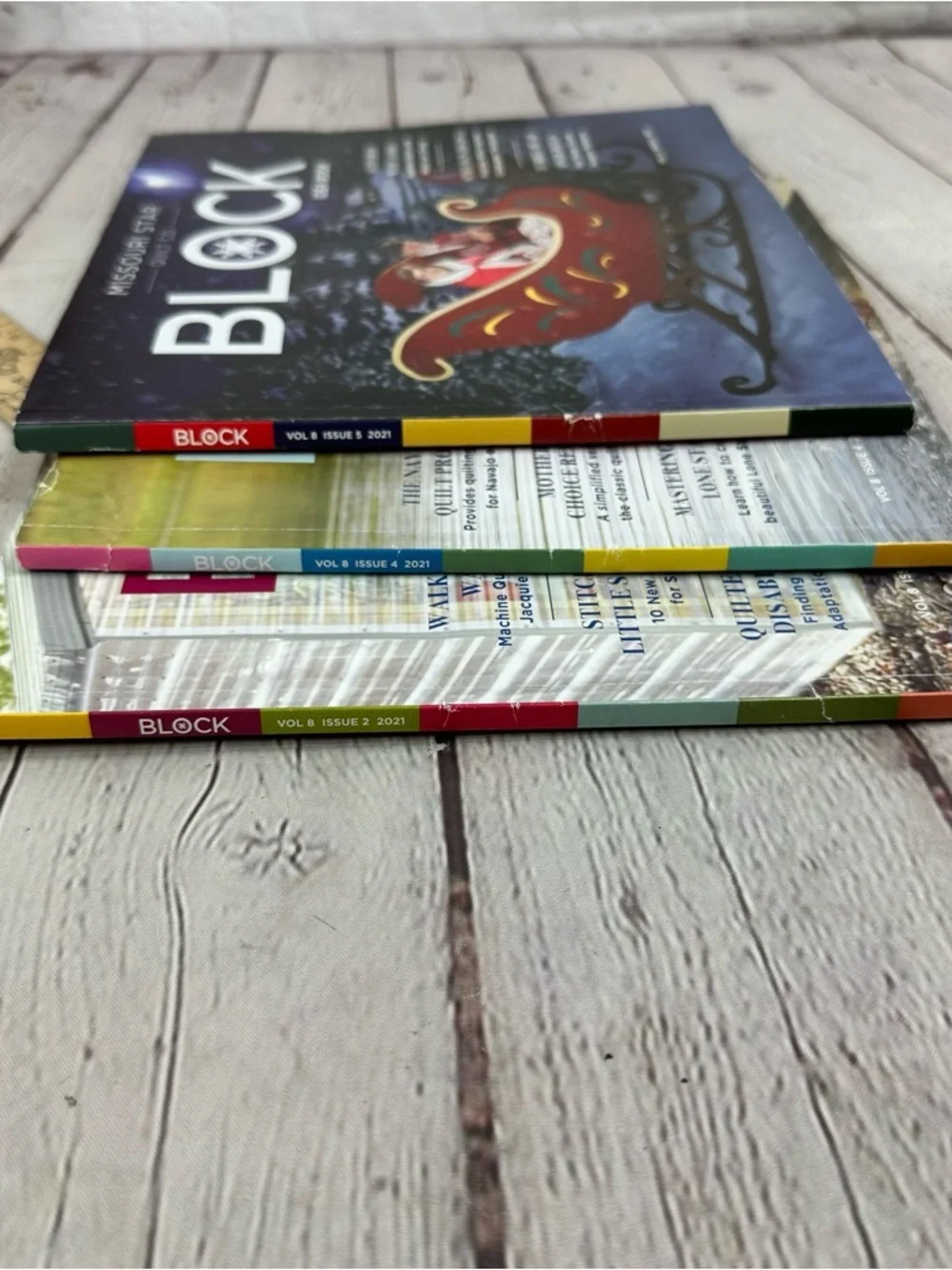 2021 Missouri Star BLOCK Quilt Idea Books - Set of 3 handmade cottagecore